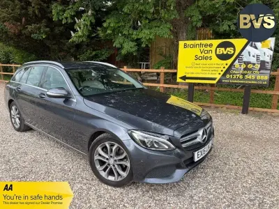 Usado Mercedes C220 170 HP (125 kW) 2015 Cinzento Carrinha
