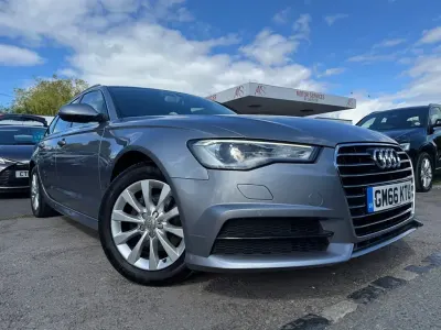 Usado Audi A6 Design 190 CV (139 kW) 2017 Gris Familiar