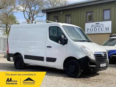 Begagnad Vauxhall Movano 125 HK (91 kW) 2014 Vit Minibuss