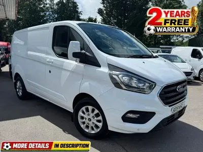 Used Ford Transit Custom Limited 130 HP (95 kW) 2019 White Van