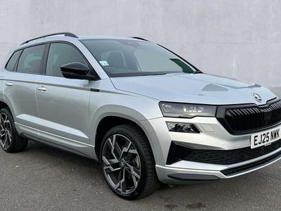 Used Skoda Karoq SportLine 150 HP (110 kW) 2025 Brilliant silver metallic SUV