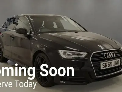Begagnad Audi A3 S-Line 116 HK (85 kW) 2020 Svart Sedan