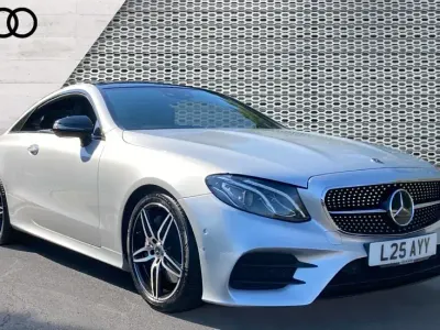 Used Mercedes E300 AMG Line Premium 245 HP (180 kW) 2018 Silver Coupe