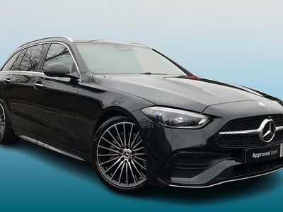 Black Used 2025 Mercedes C300 AMG Line Premium Plus Estate | £40,495 (Expensive)