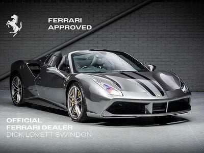 Used Ferrari 488 661 HP (486 kW) 2018 Grey Cabriolet