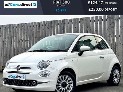 Used Fiat 500 Lounge 69 HP (50 kW) 2018 White Hatchback
