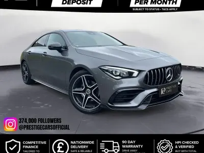 Used Mercedes CLA180 Executive 136 HP (100 kW) 2023 Grey Coupe