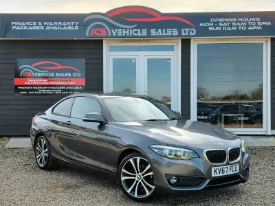 Begagnad BMW 218 Sport Line 2017 Grå Sportkupé