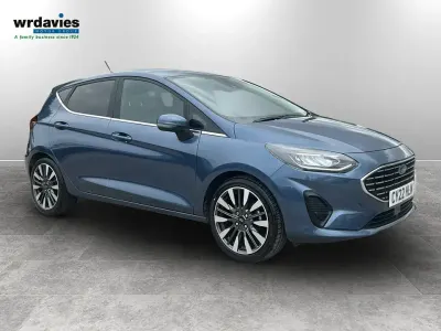 Used Ford Fiesta Titanium 125 HP (91 kW) 2022 Blue Hatchback