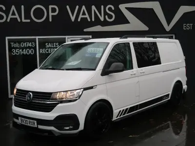 Used VW T6.1 Highline 150 HP (110 kW) 2020 White Van