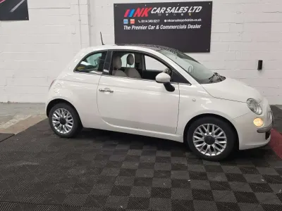 Used Fiat 500 Lounge 69 HP (50 kW) 2014 White Hatchback