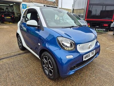 Used Smart ForTwo Coupé Premium 90 HP (66 kW) 2016 Blue Coupe