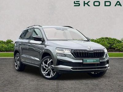 Used Skoda Karoq SportLine 187 HP (137 kW) 2023 Graphite grey metallic SUV