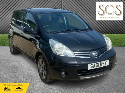 Used Nissan Note N-TEC 2011 Black Hatchback
