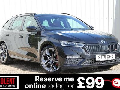 Used Skoda Octavia vRS 245 HP (180 kW) 2022 Black Estate