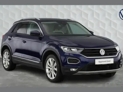 Used VW T-Roc SEL 150 HP (110 kW) 2019 Blue SUV