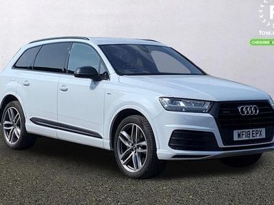 Begagnad Audi Q7 S-Line 272 HK (200 kW) 2018 Vit SUV
