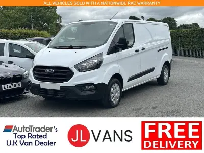 Used Ford Transit Custom 105 HP (77 kW) 2022 White Van