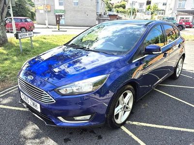 Blue Used 2015 Ford Focus Titanium Hatchback | £4,995