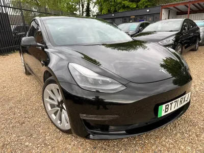 Used Tesla Model 3 Long Range AWD 77 kW (106 HP) 2021 Black Sedan