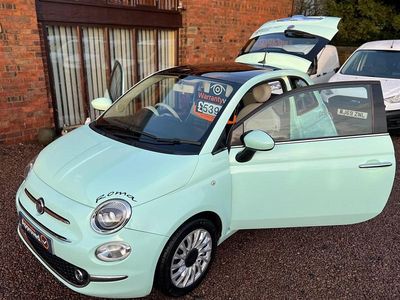 Used Fiat 500 Lounge 105 HP (77 kW) 2017 Green Hatchback