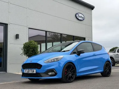 Used Ford Fiesta ST 200 HP (147 kW) 2021 Blue Hatchback