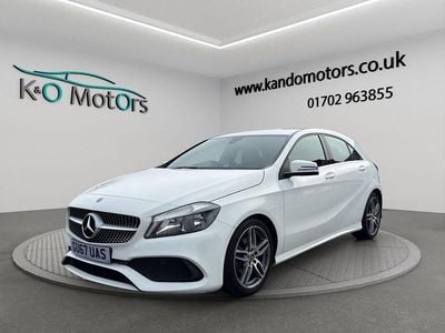 Used Mercedes A180 AMG line 122 HP (89 kW) 2017 White Hatchback