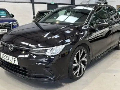 Used VW Golf VIII R-line 150 HP (110 kW) 2023 Black Hatchback