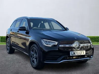 Begagnad Mercedes GLC220 AMG line 2020 Svart Kombi