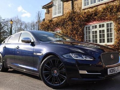 Used Jaguar XJ Portfolio 340 HP (250 kW) 2015 Blue Sedan