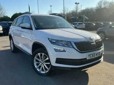 Używany Skoda Kodiaq SE 150 KM (110 kW) 2019 Biały SUV