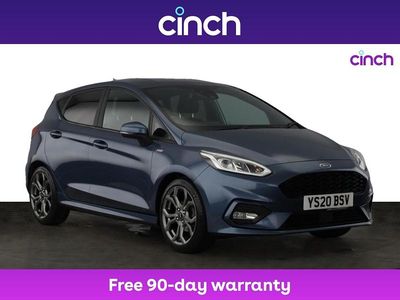 Blue Used 2020 Ford Fiesta ST-Line Hatchback | £11,149 (Fair price)