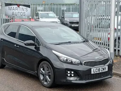 Used Kia Ceed GT-Line 134 HP (98 kW) 2018 Black Hatchback
