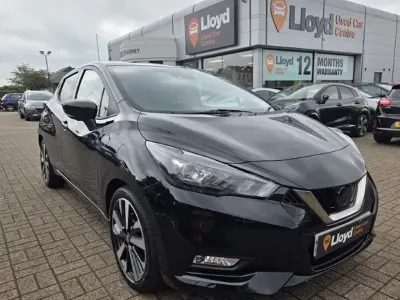 Used Nissan Micra Tekna 92 HP (67 kW) 2022 Black Hatchback