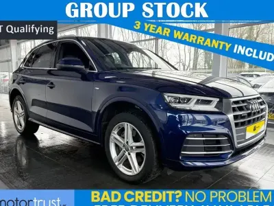 Used Audi Q5 S-Line 190 HP (139 kW) 2019 Blue SUV