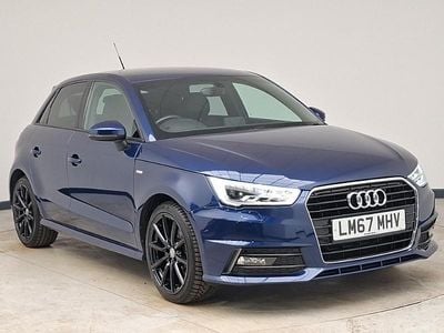 Used Audi A1 S-Line 125 HP (91 kW) 2017 Blue Hatchback