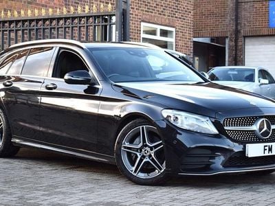 Used Mercedes C200 AMG line 2021 Black Estate