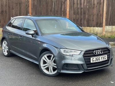 Grey Used 2016 Audi A3 Sportback S-Line Hatchback | £9,495 (Fair price)