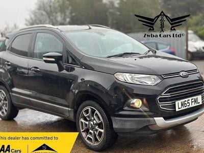 Used Ford Ecosport Titanium 125 HP (91 kW) 2015 Black SUV