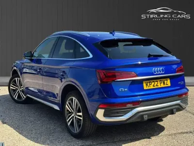 Used Audi Q5 Sportback S-Line 265 HP (194 kW) 2022 Blue SUV
