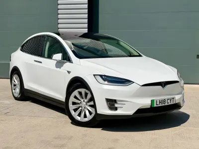 Used Tesla Model X 244 kW (333 HP) 2018 White SUV