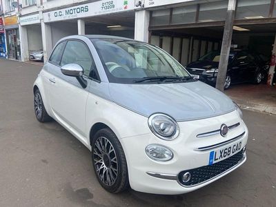 Used Fiat 500 Collezione 69 HP (50 kW) 2018 White Cabriolet