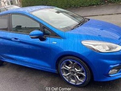 Used Ford Fiesta ST-Line 125 HP (91 kW) 2021 Blue Hatchback
