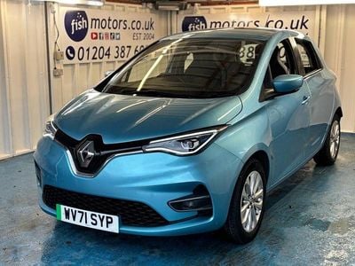 Used Renault Zoe Iconic 80 kW (109 HP) 2021 Blue Hatchback