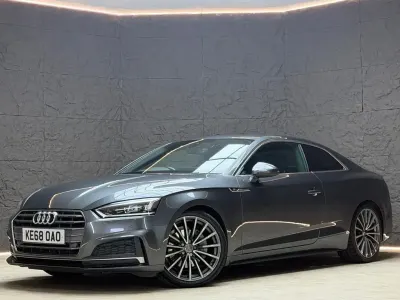 Used Audi A5 S-Line 190 HP (139 kW) 2018 Grey Coupe