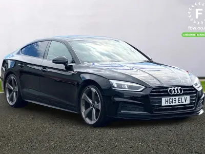 Used Audi A5 Black Edition 190 HP (139 kW) 2019 Black Coupe