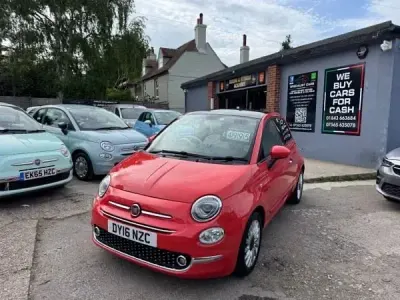 Used Fiat 500 Lounge 69 HP (50 kW) 2016 Pink Hatchback