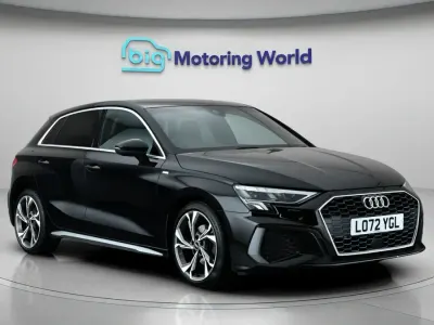 Used Audi A3 S-Line 109 HP (80 kW) 2022 Black Sedan