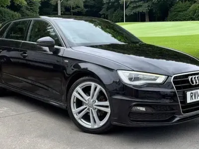 Used Audi A3 Sportback S-Line 150 HP (110 kW) 2014 Black Hatchback
