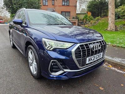 Used Audi Q3 S-Line 150 HP (110 kW) 2021 Blue SUV